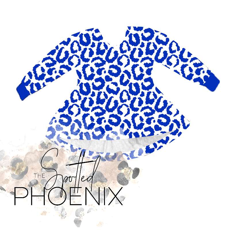 [Blue Spots] Peplum