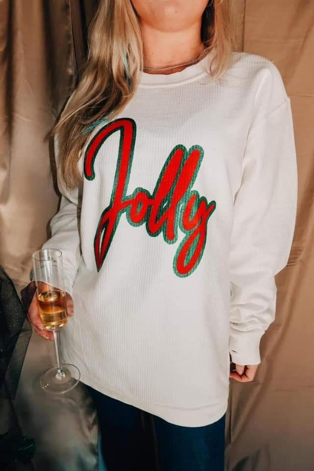 PRE-SALE [Jolly] Corded Crew Sweatshirt