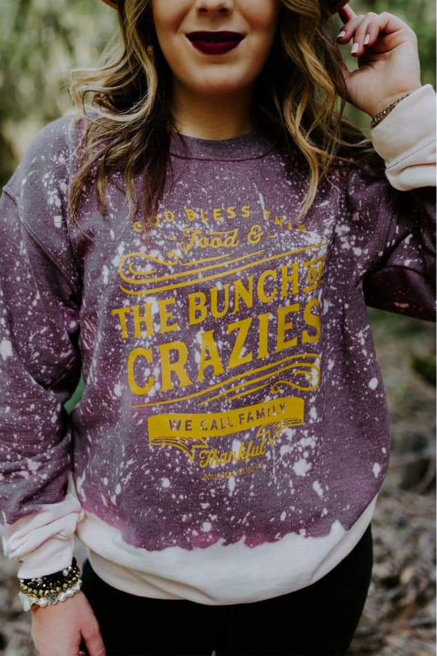 [Bunch of Crazies] Bleached Crew Sweatshirt