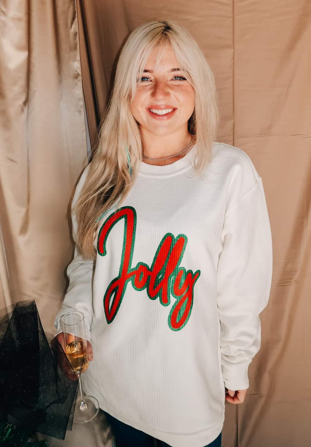 PRE-SALE [Jolly] Corded Crew Sweatshirt