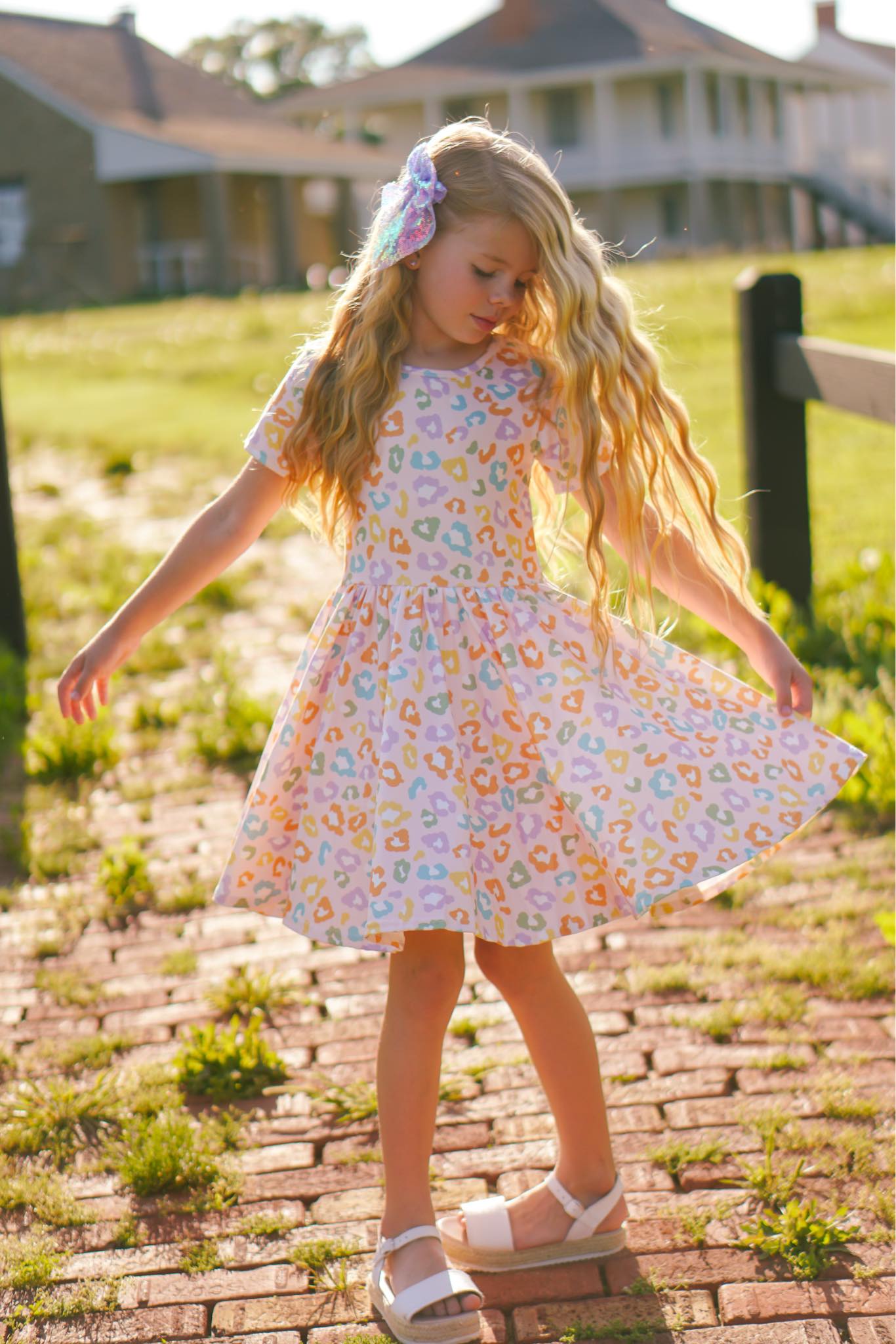 [Spring Leopard] Twirl Dress