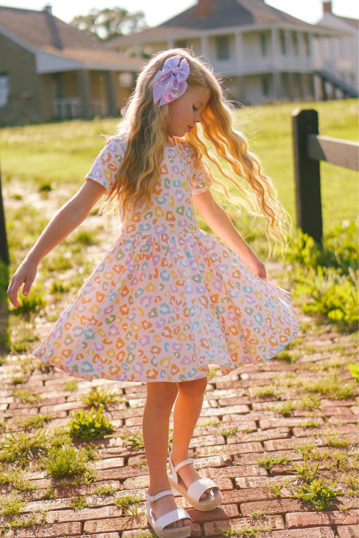 [Spring Leopard] Twirl Dress