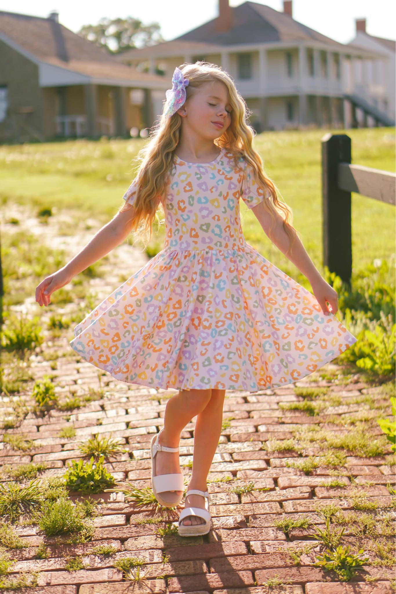 [Spring Leopard] Twirl Dress