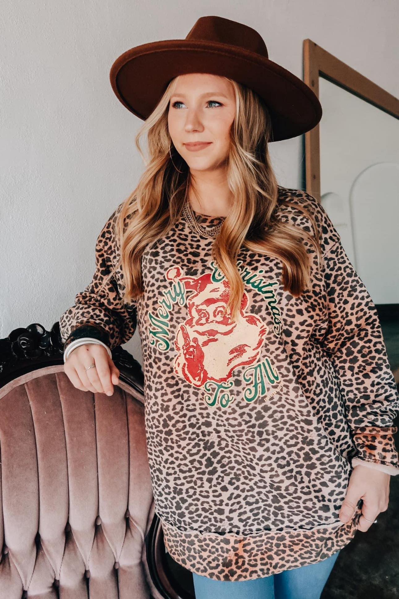 [Merry Chrimas to All] Leopard Scoop Tunic