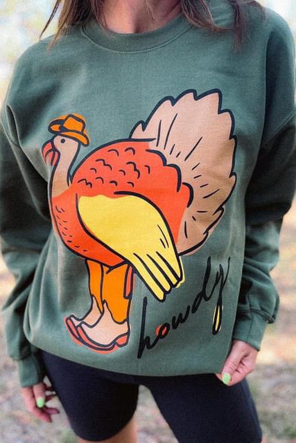 [Howdy] Turkey Sweatshirt