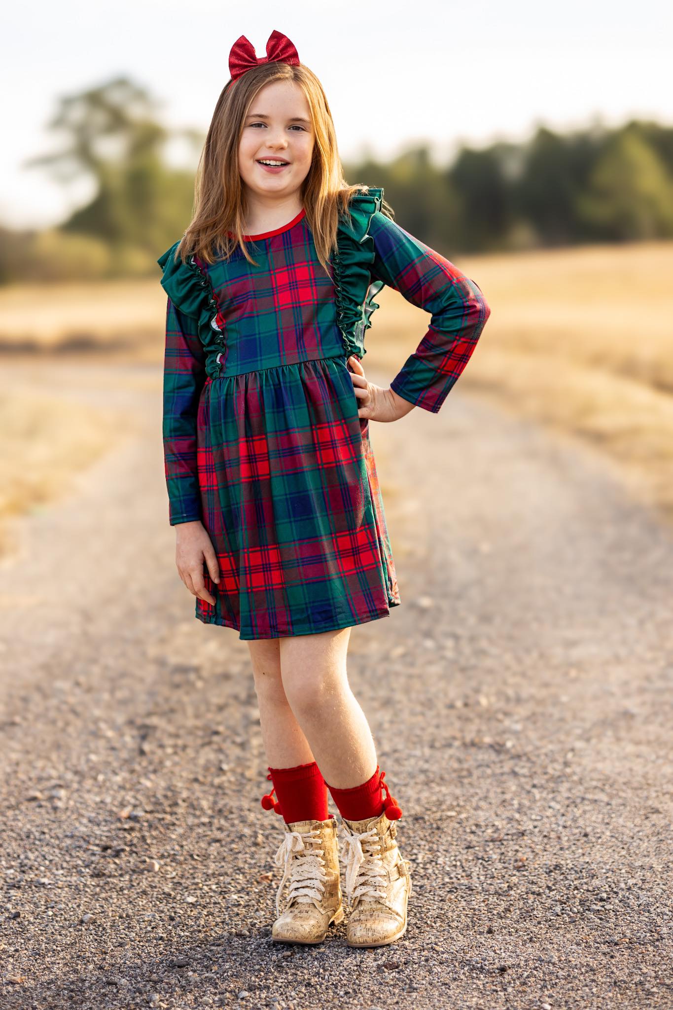 [Mad About Plaid] Flutter Dress