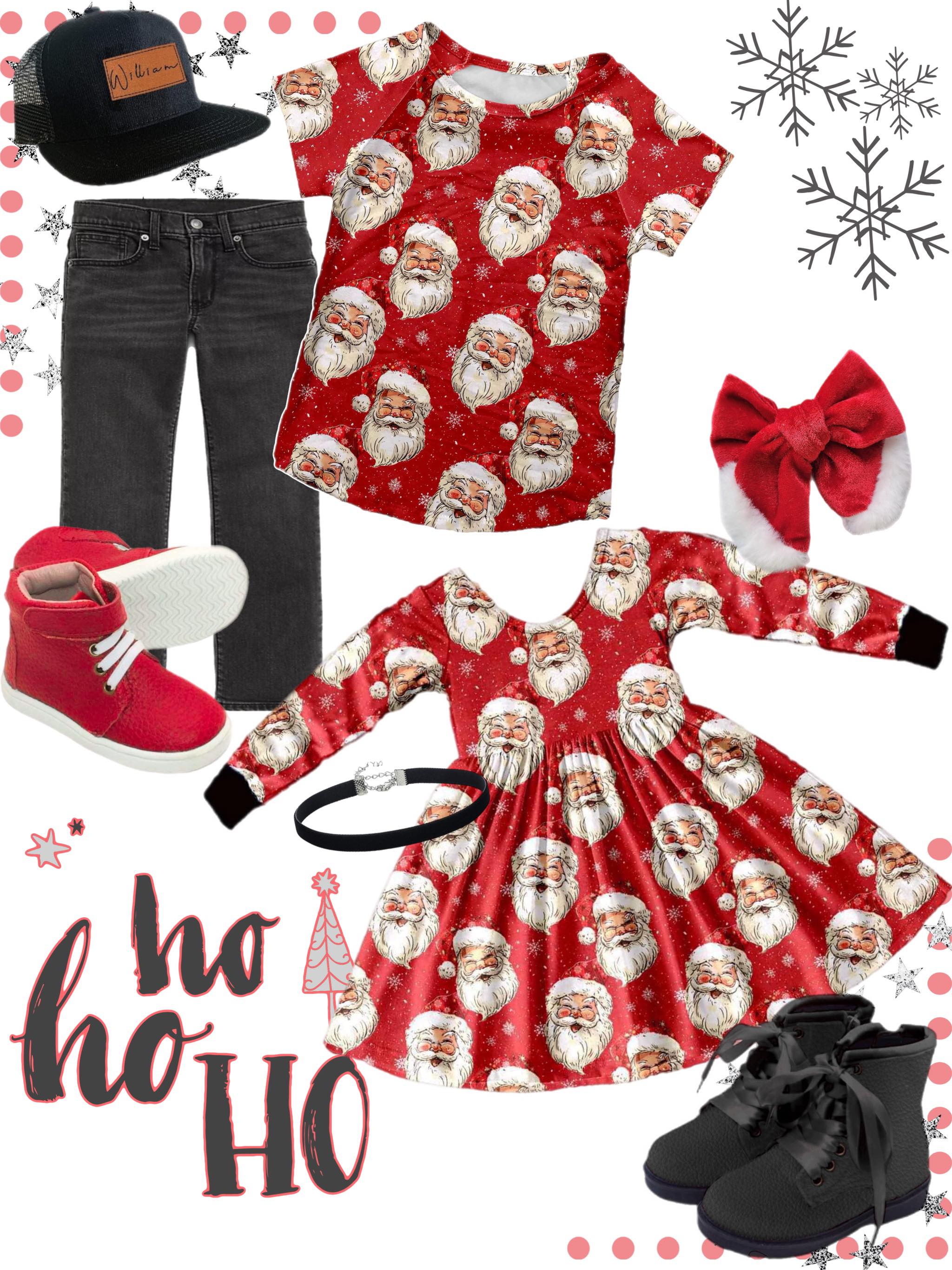 PRE-SALE [Jolly Ol' St. Nick] Twirl Dress or Raglan