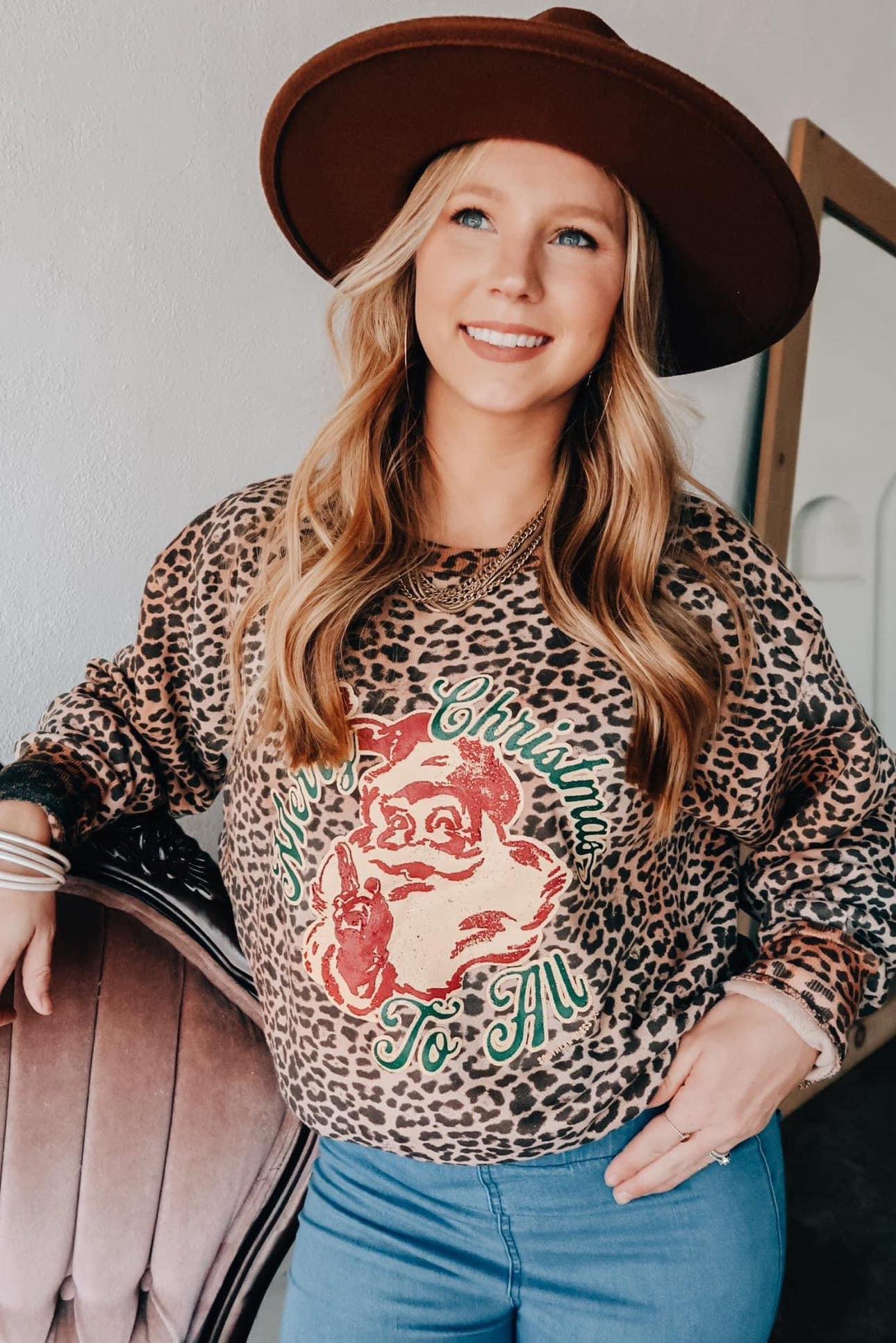 [Merry Chrimas to All] Leopard Scoop Tunic